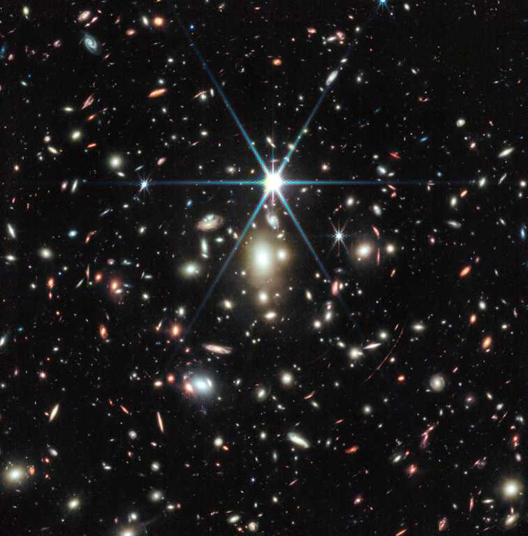 James Webb Space Telescope clears picture of gravitational lensing effect